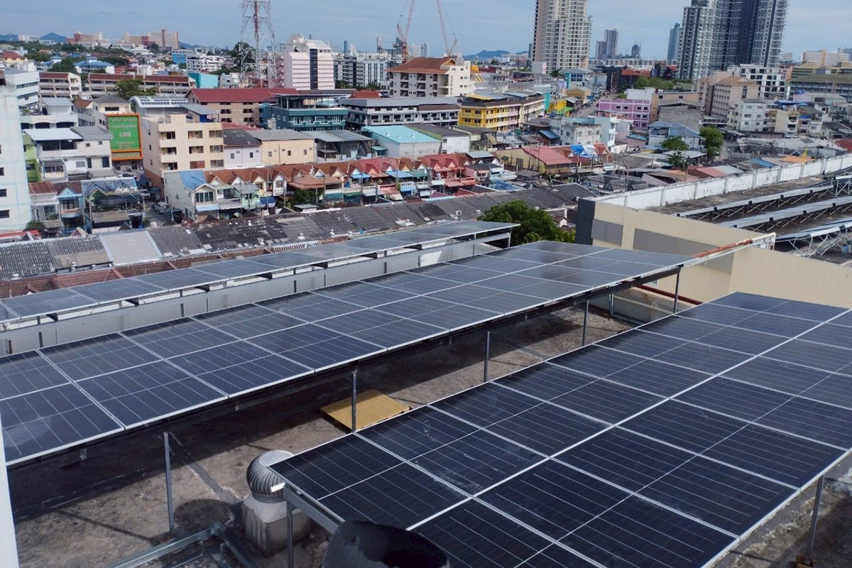 Golden Sea Pattaya, Solar Installation Project by ENSONEER