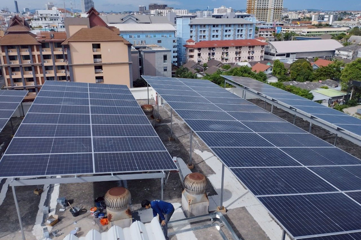 Golden Sea Pattaya, Solar Installation Project by ENSONEER