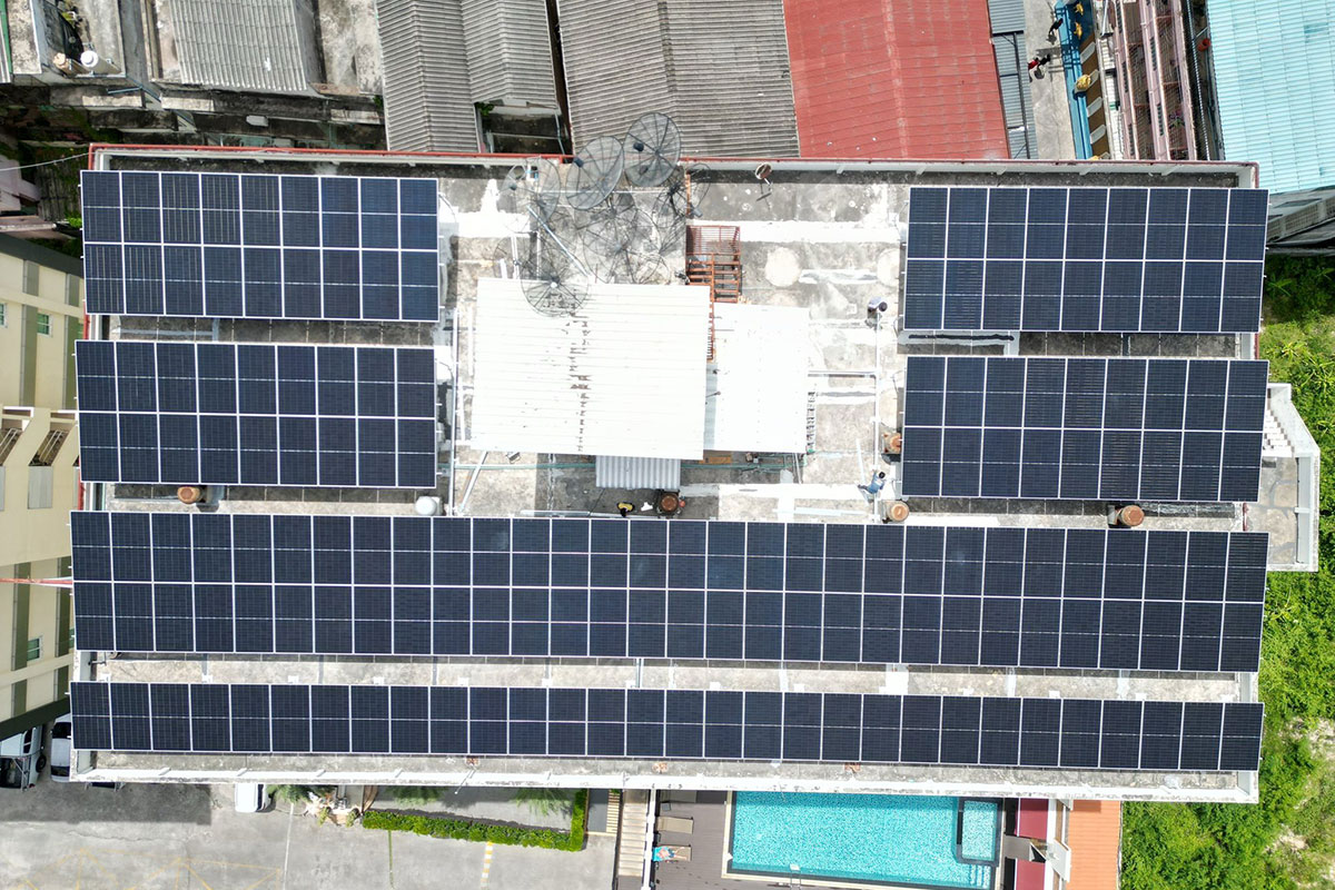 Golden Sea Pattaya, Solar Installation Project by ENSONEER