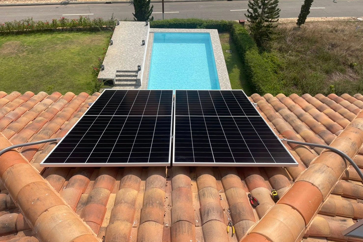 Private Residence, Khao Yai Thailand, Solar Installation Project by ENSONEER