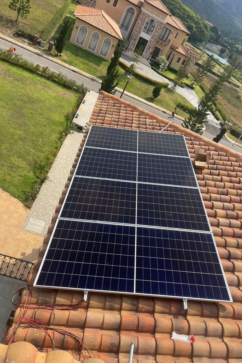 Private Residence, Khao Yai Thailand, Solar Installation Project by ENSONEER